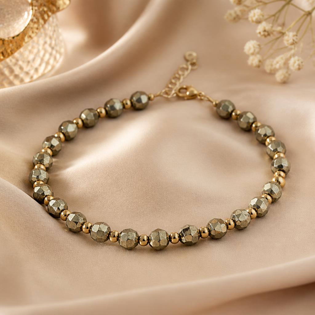 Pyrite Anklet